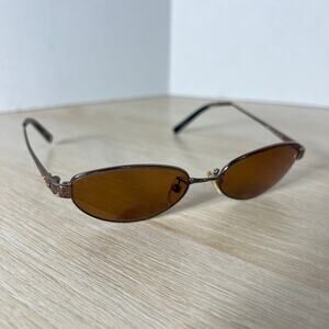 Fendi F656R 250 Sunglasses Oval FRAMES ONLY RHINESTONE MISSING Brown 51-16-135